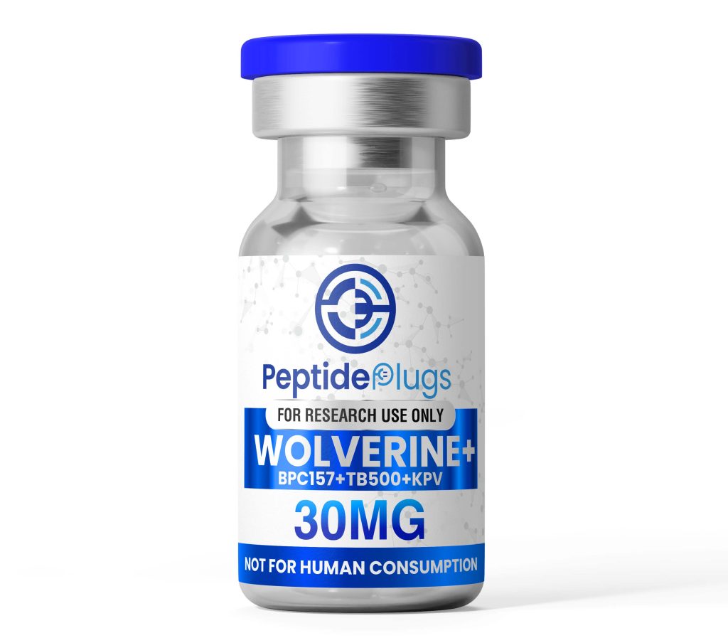 wolverine klow peptide BPC-157 + TB500 + KPV – Wolverine Plus (30mg) – PeptidePlugs